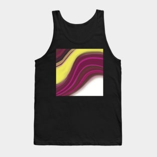 Summer Vibes Marble Waves Tank Top